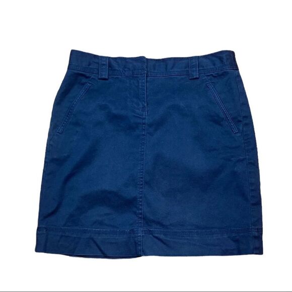 L.L. Bean Navy Skirt, Size 2 - Picture 1 of 6